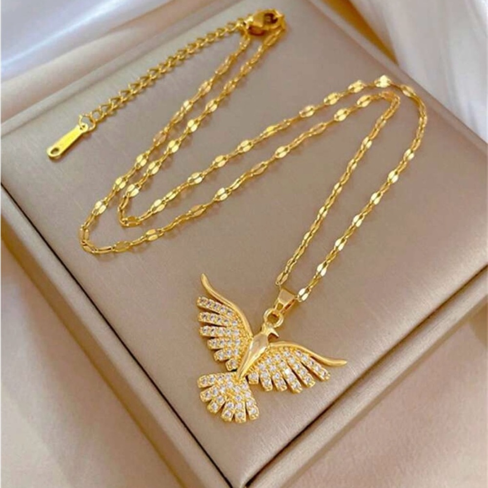 Phoenix Gold Sparkling Pendant